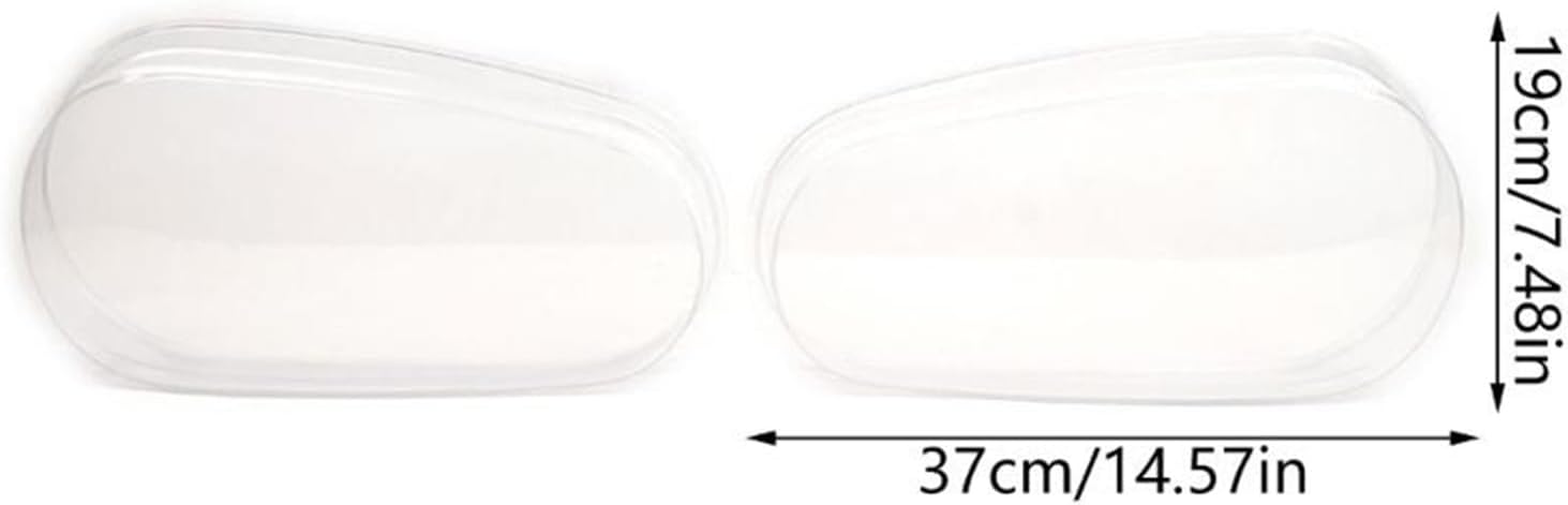 1 Pair Glass Headlight Lenses 1J0941017C 1J0941017G 1J0941018C 1J0941018G Compatible For Mk4 for Golf Headlamp Cover Replacement