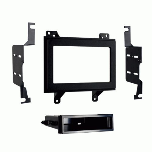 Carxtc Double and Single Din Install Car Stereo Dash Kit, Wire Harness and Antenna Adapter for a Aftermarket Radio Fits 1995-1997 Chevrolet S-10 Blazer Trim Bezel is Black