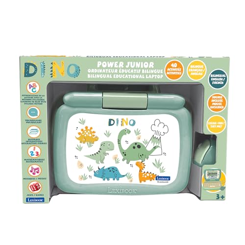 Lexibook ordinateur portable éducatif dinosaure, cadeau bilingue idéal - 5