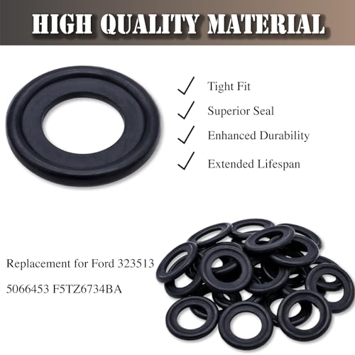 Image of 25PCS M14 Oil Drain Plug Gasket Rubber Crush Washer Seals 097-139, F0RD-5066453, F5TZ-6734-BA Engine Oil Pan Drain Plug Seal for Ford Focus