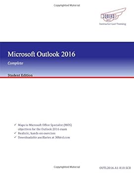 Spiral-bound Microsoft Outlook 2016 Student Edition by 30 Bird - Black and White Print Book