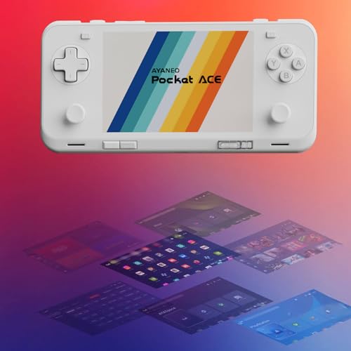 Image of AYANEO Pocket ACE: Handheld Gaming Console with 4.5 inch IPS Display, 16GB RAM, 1TB Storage, Wi-Fi 7, Bluetooth 5.3, Snapdragon G3x Gen 2, Android 13, 6000mAh Battery