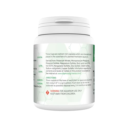 NilocG Aquatics ThriveCaps | Aquarium Root Fertilizer Tabs Caps 60 Count