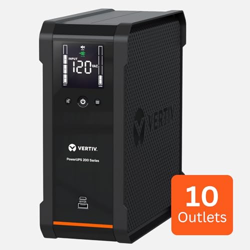 Image of Vertiv PSA6-1500LVT 1440VA & 935W PowerUPS 200 120V Line Interactive Desktop UPS