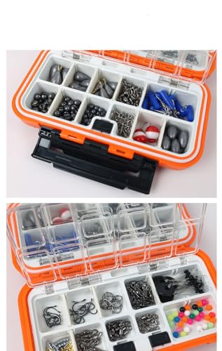 Set de accesorios de pesca 254 piezas en caja miniatura 7