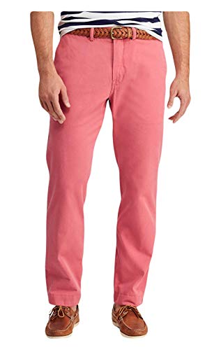 Ralph Lauren Polo Men's Classic-Fit Bedford Cotton Chino Pants (Adirondack Berry, 34x32)
