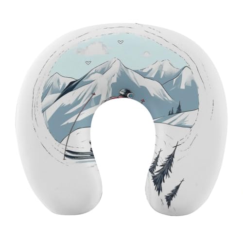 Almohada de espuma viscoelástica tamaño único cervical miniatura 1