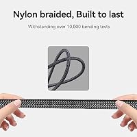VENTION 3,5mm TRRS Klinkenkabel 2m, 4-polig Stereo Audio Kabel, Male zu Male (3,5mm auf 3,5mm) mit Nylon-Geflecht - Kompatibel mit Mikrofon, Headset, Kopfhörer, PC, Laptop, Smartphone – Ansicht 6