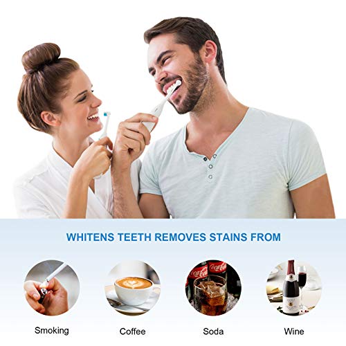 Vakker Tooth Powder for Teeth Whitening, Natural Toothpaste Powder Teeth Whitener with NO Mess Tooth Whitening Remove Stains Coffee Wine Alternative to Toothpaste, Strips, Kits, Gels,Mint Flavor