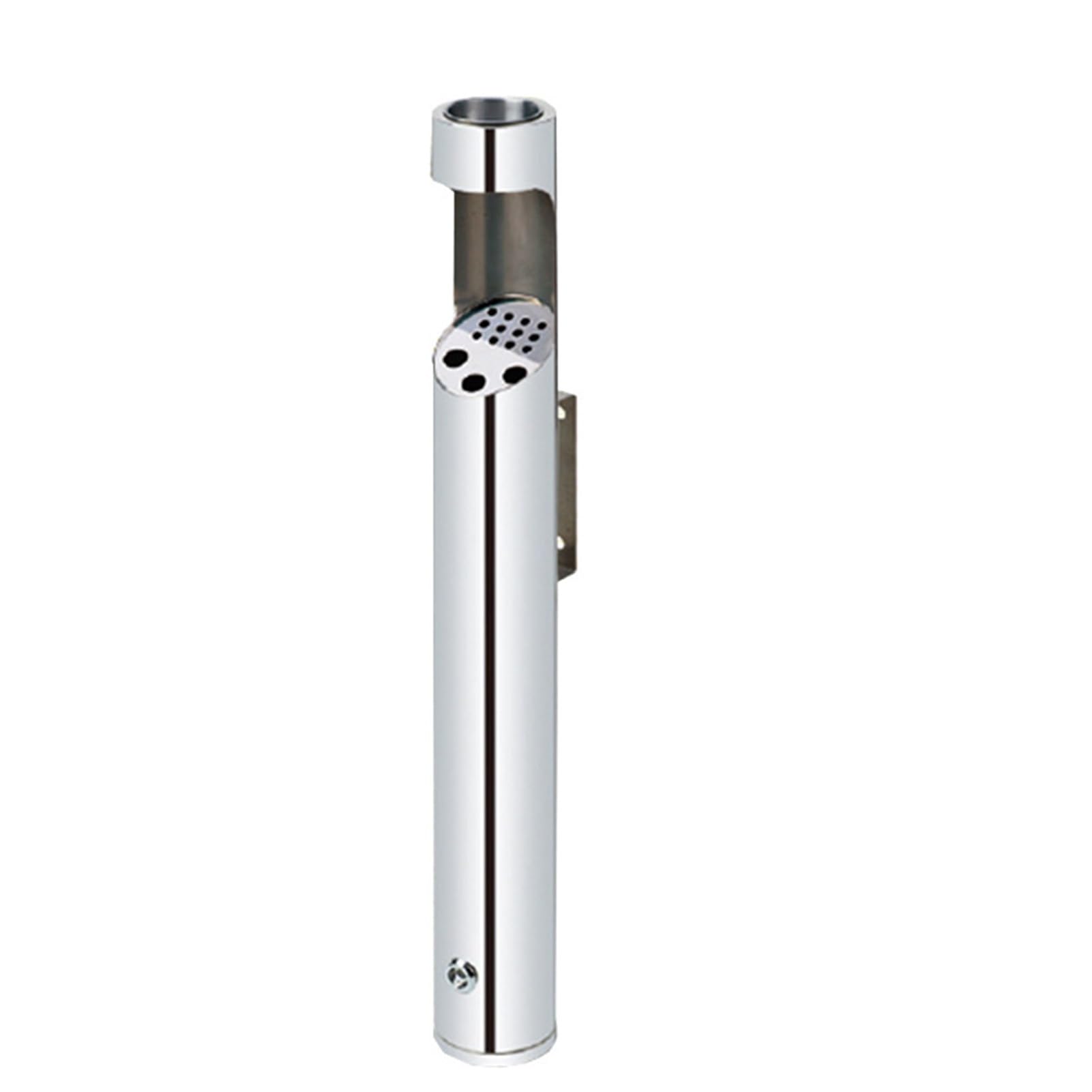 IUokLU Outdoor Ashtray - Wall Mounted Cigarette Bin - Stainless Steel Lockable Smoke Ash Tray For Pub Office Restaurant Bar - Weatherproof for Home,Outdoor,Bar,Office