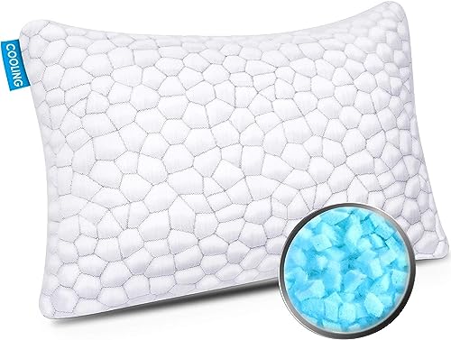 Almohadas de cama para dormir 1 unidades de almohada ajustable de gel de...