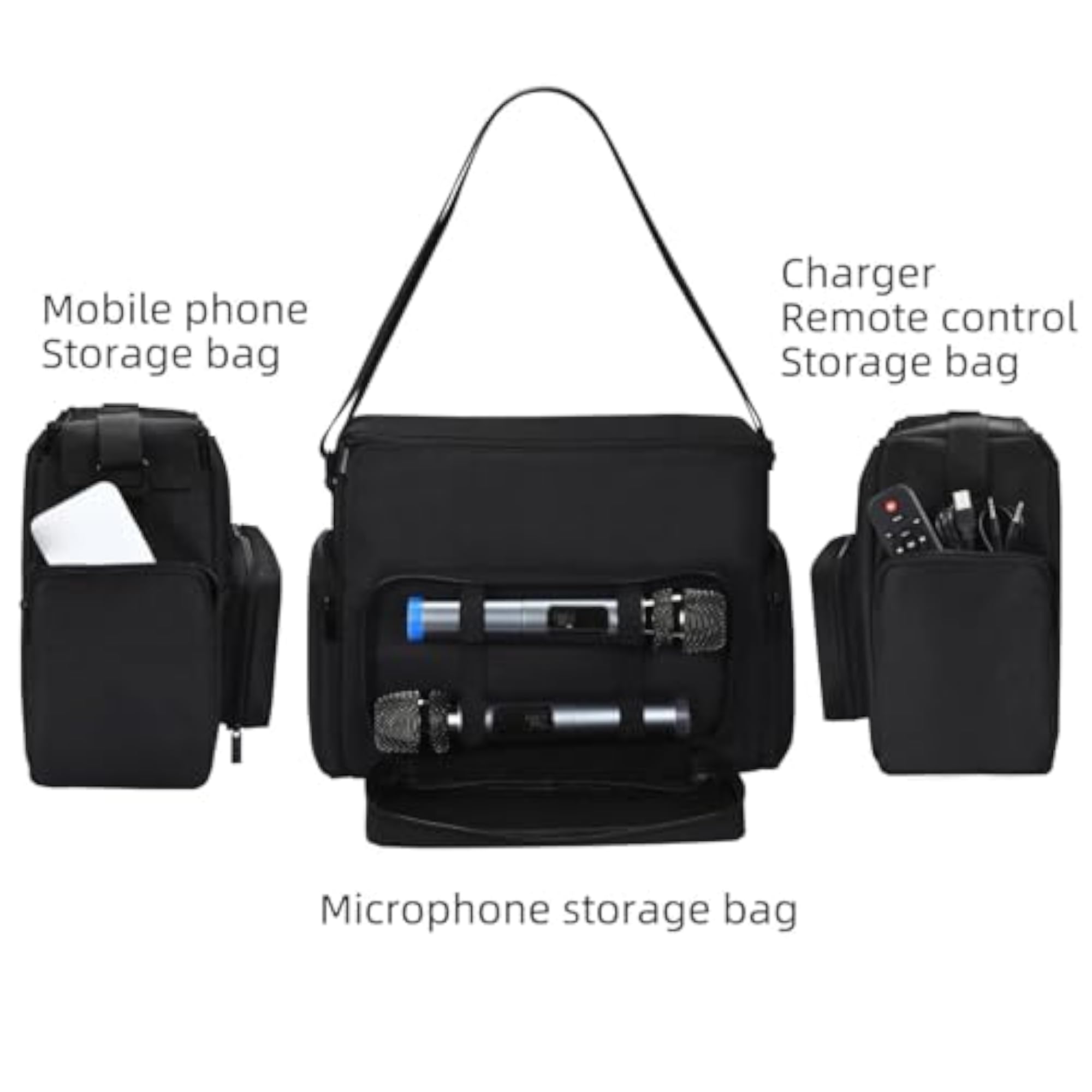 Portable Speaker Bag Travel Multifunctional Storage Case
