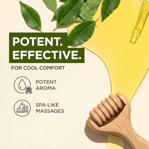 Image of 100% Pure Camphor Essential Oil for Skin & Diffuser - 4 Fl Oz | Camphor Oil for Muscles & Body Massage, Cooling Menthol Scent for Relaxation, Aromatherapy Grade Oil - Gya Labs