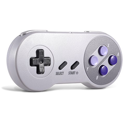 miadore 2 Pack 2.4G Wireless Controller Classic SNES USB Gamepad Joystick für PC Windows Mac und Retropie Gamepad NES/SNES Emulator