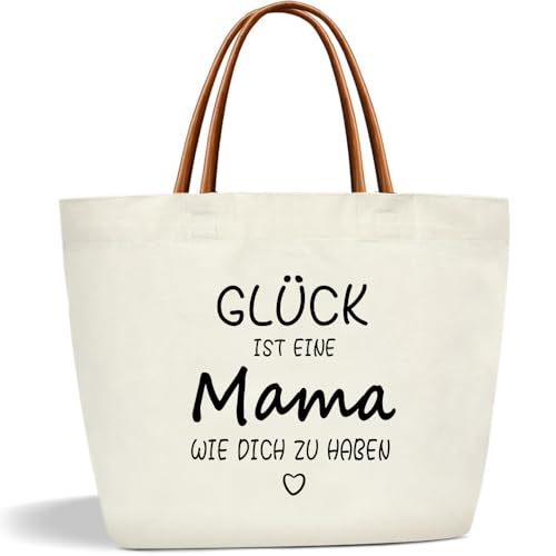 Geschenke für Mama, Canvas Tragetasche Mama Geschenk Einkaufstasche...