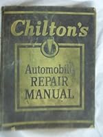 Chilton's Automobile Repair Manual 1953 B007I8BXSA Book Cover