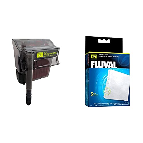 Fluval C Clip-On - Filtro a 5 stadi, Fino a 115 L & C2 Foamex/Poliester