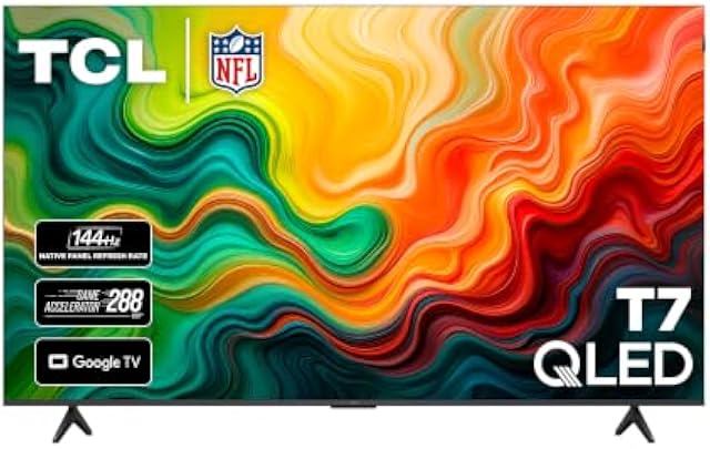 TCL 75" T7 4K QLED Google TV with 144Hz Gaming (75T7)