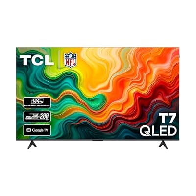 TCL 75" T7 4K QLED Google TV with 144Hz Gaming (75T7)