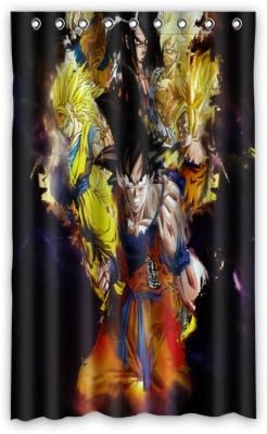 Scottshop Custom Anime Dragon Ball Z Window Curtain Thermal Insulated Blackout Window Curtains Drapery/Panels/Treatment Polyester Fabric 52 "x 84" Inch (1 Piece)