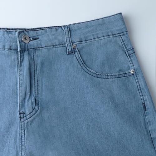 Womens Side Lacing Bell Bottom Jeans Stretch Butt Lifting Vintage Washed Jeans Skinny Flare Pants3