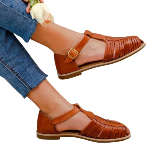 Catálogo para Comprar On-line Huaraches Comida - los más vendidos. 38 Huarache Sandalia Artesanal Para Dama Casual Mujer Nuez (24)