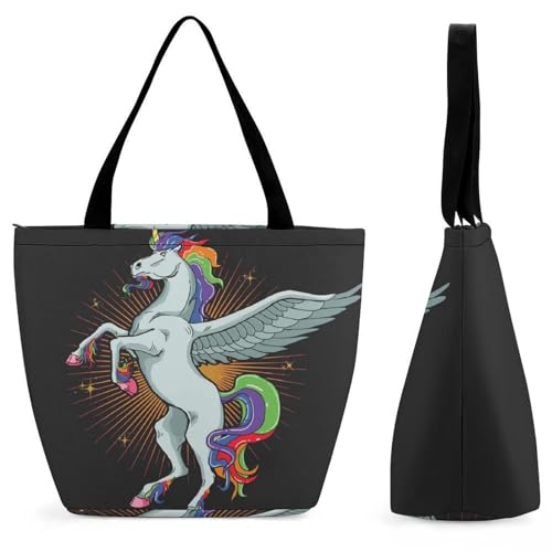 Sac de voyage licorne : le grand sac à main femme pour vos weekends