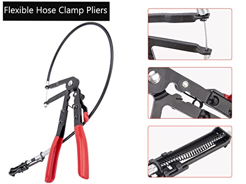 Alicate de braçadeira de mangueira de 61 cm Alicate de braçadeira de mangueira flexível tipo cabo pa