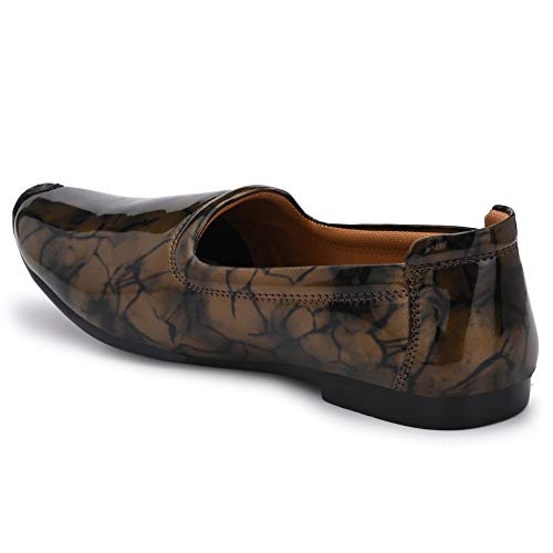 Image of Vellinto Leather Royal Look Patent Leather Shoes for Men | Men's Comfortable Patent Leather