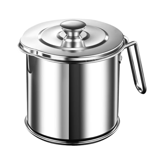 Oil Bottles For Kitchen – Filtered Oil Dispenser | Stainless Steel Fine Mesh Filter, Food Grade Holder For Olive, Soup Storage, Cooking & Frying, Home, Restaurant, Grill & Camping