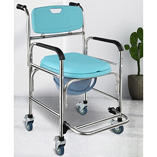 Chaise de douche avec roulettes pour compenser le manque de mobilité des aînés - 3