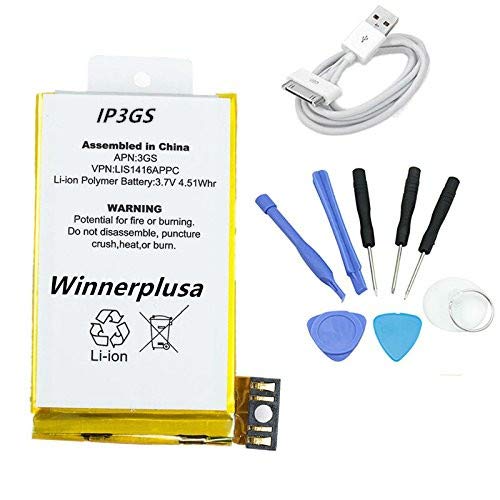 Winnerplusa Replacement Battery Compatible with iPhone 3GS
