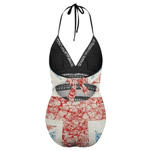 Monokini drapeau vintage pour vos vacances à la plage et séances de natation décontractées - 5