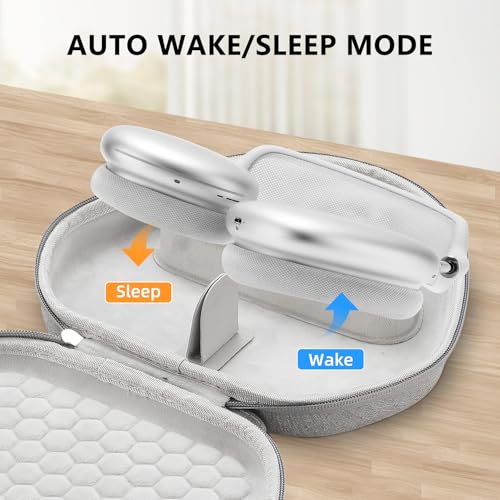 for AirPods Max & AirPods Max 2 Case Cover,Smart Case Supports Sleep Mode Made by Air pods,Compatible with Apple AirPods Max 2&1 Headphones,Protective Carry Travel Cover AirPod Pro Max Cases - image 2