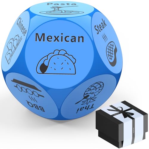 Valentines Day Gifts for Him Her,Stocking Stuffers for Men Women Adults,Date Night Food Dice Couples...