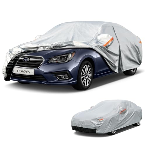 Image of GUNHYI 6 Layers Car Cover Custom Fit Subaru Legacy (2001-2026) Waterproof All Weather, Heavy Duty Outdoor Snow Sun Rain Uv Protection (Ships from US Warehouse, Delivery 3-8 Days)