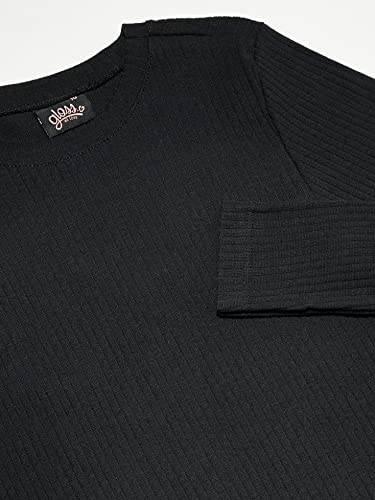 Blusa Alongada com Abertura Lateral Juvenil Gloss, Preto, 16