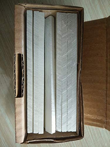 HOMEE Natural Flat White Soapstone Mineral Thin Bulk Marker for Welders Textile Marking Tools, 27 Refills 100x10x5mm for Each Perfect for Making Removable Markings on Steel Cast Iron Fabric - Thumbnail 2