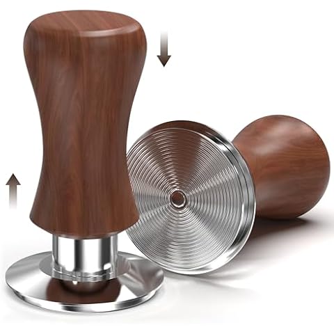 KYONANO 53.3mm Spring-Loaded Espresso Tamper Cover