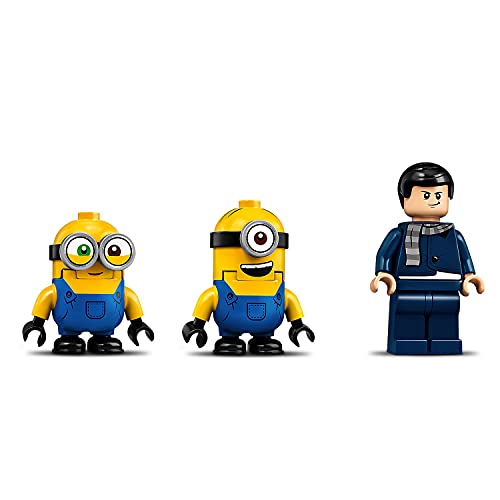 Image of LEGO 75549 Minions Unstoppable Bike Chase Construction Toy with Gru, Bob and Stuart Minion, Movie Gift Idea for Girls and Boys Ages 6 and Up