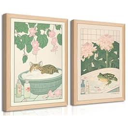 Set of 2 Japanese Bathroom...