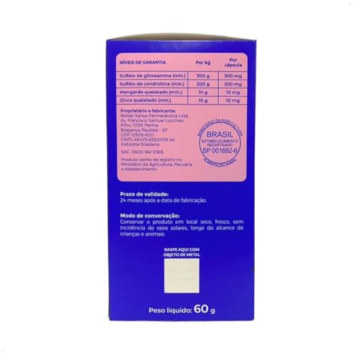 Condroplex 1000 Mg 60 Capsulas Avert
