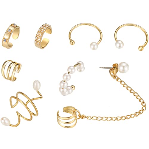 Bijoux perle clip on pour les femmes élégantes avec collier chic