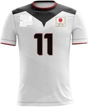 Amazon.com : Nishida Volleyball Jersey with #11, White and Red