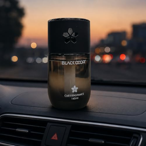 Image of BLACK ODOR Car Perfume Car Interior Deodoriser car perfumes luxury BO-13 in Vanilla Fragrance Pack of 1 Pcs in Blue Bottle Design