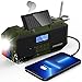 Produktbild Libovgogo DF-588D Tragbares DAB+ UKW Radio mit wasserdichtem Bluetooth-Lautsprecher, Kurbelradio mit Handyladefunktion Solar, 4000mAh Powerbank, Taschenlampe, Stroboskoplicht, Leselicht,Wecker, SOS