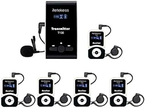 Retekess T130 Tour Guide System Set (5 Empfänger)