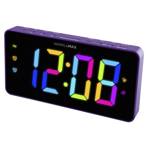 HANNLOMAX HX-160CR PLL FM Radio Alarm Clock, 2.5