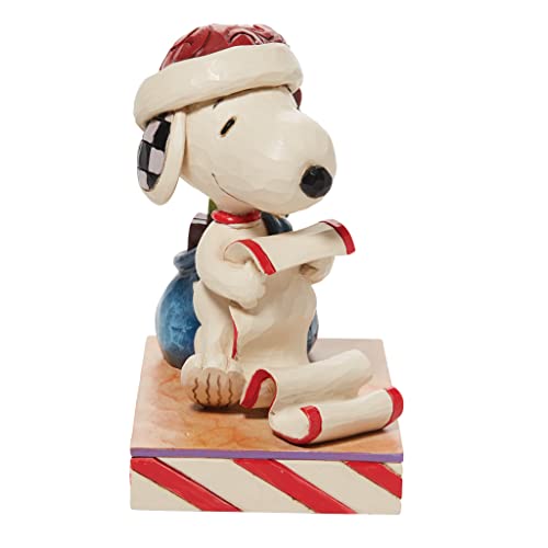 Enesco 6010323 Jim Shore Peanuts Santa Snoopy With Christmas List And Toy Bag Figurine thumb #2