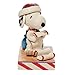 Enesco Jim Shore Peanuts Santa Snoopy with Christmas List and Toy Bag Figurine, 3.97 Inch, Multicolor